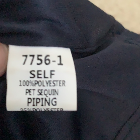 Navy sequin bodycon mini dress - Picture 6 of 7